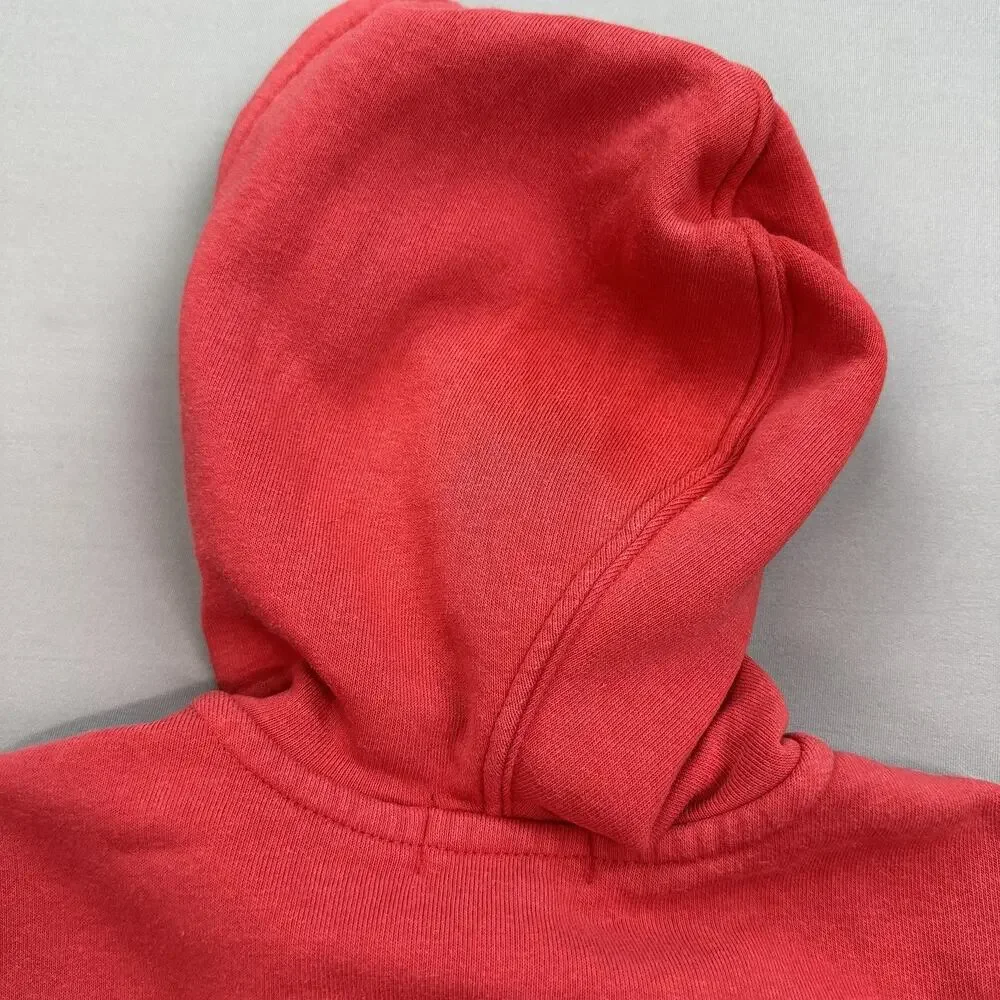 Polo Ralph Lauren Hoodie Boys 5 Red Full Zip Big Pony Embroidered Sweatshirt